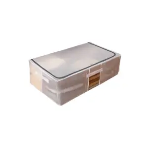 Cutie depozitare haine si incaltaminte 90l, Transparenta