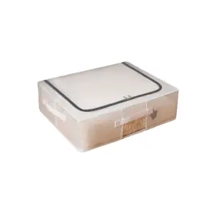 Cutie depozitare pliabila haine si incaltaminte 30l, Transparenta