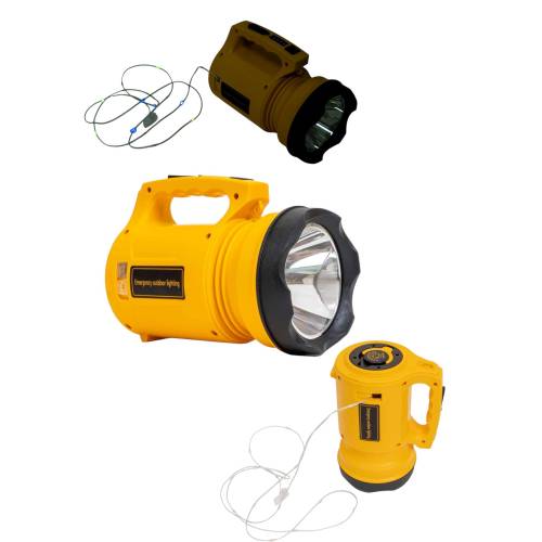 Lanterna 6 tipuri de lumina si 10m instalatie, USB