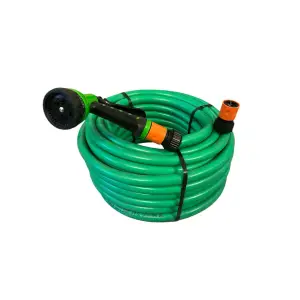 Kit irigare gradina furtun 1/2 - 25m CRL, pistol apa si conectori