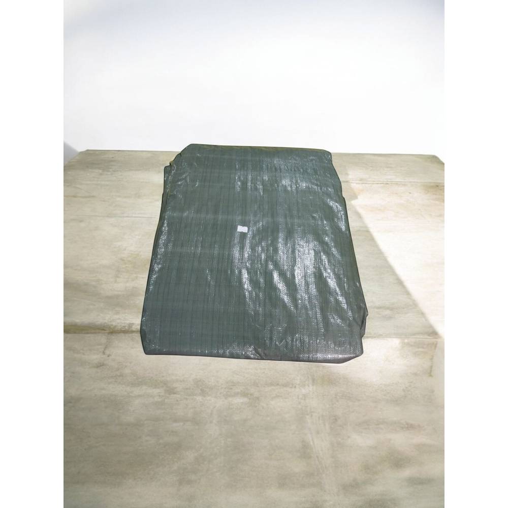 Prelata Verde cu inele, impermeabila 10x12m, 150g/mp 