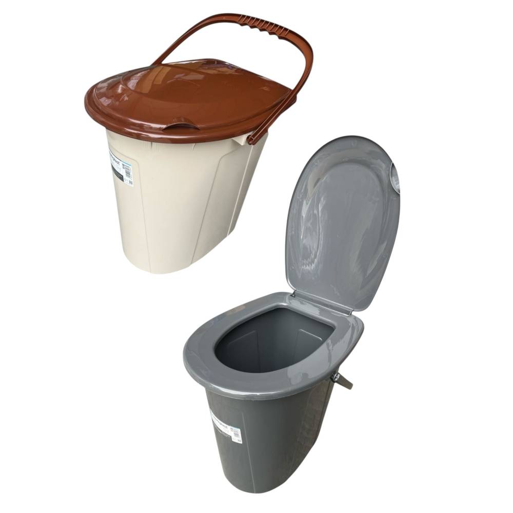 Galeata WC cu capac plastic, 24 L