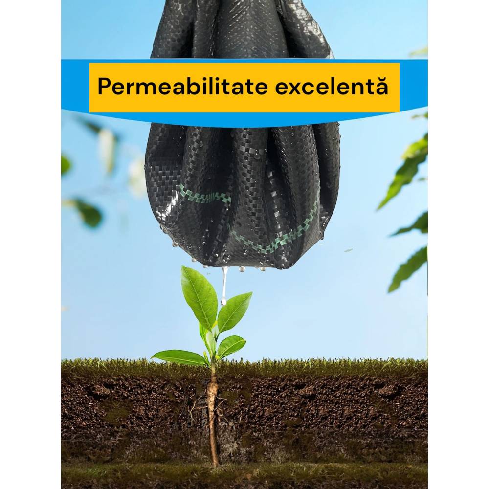 Folie Antiburuieni, Agrotextil 3.1 x 60 M, 90G/M2