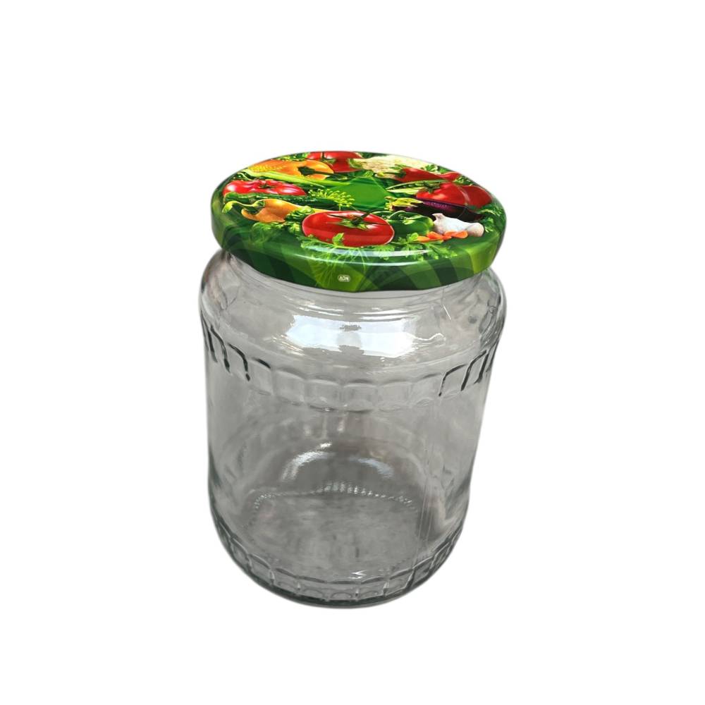 Borcan 720ml cu capac legume 82mm