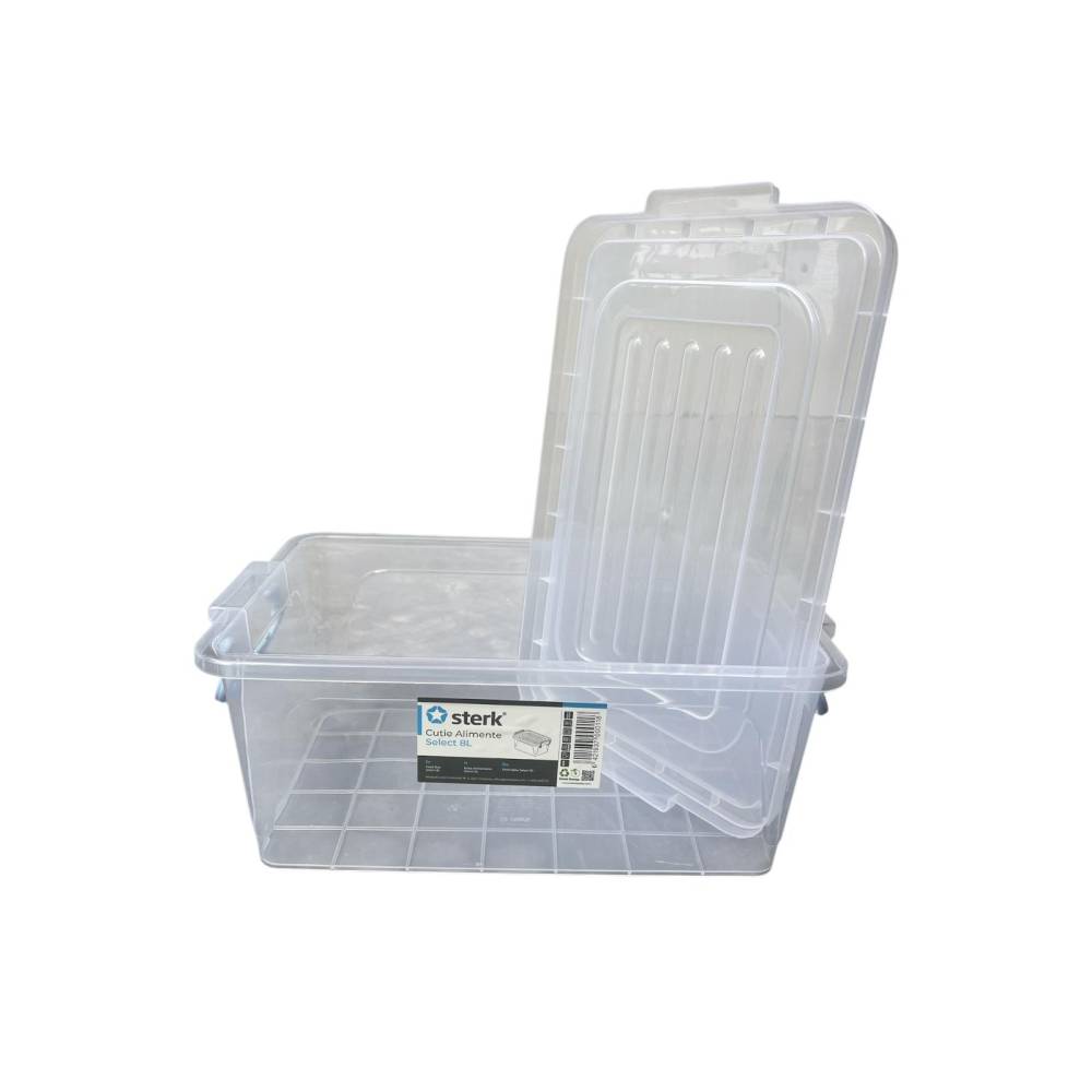 Caserola / Cutie alimente cu maner si capac 8 L