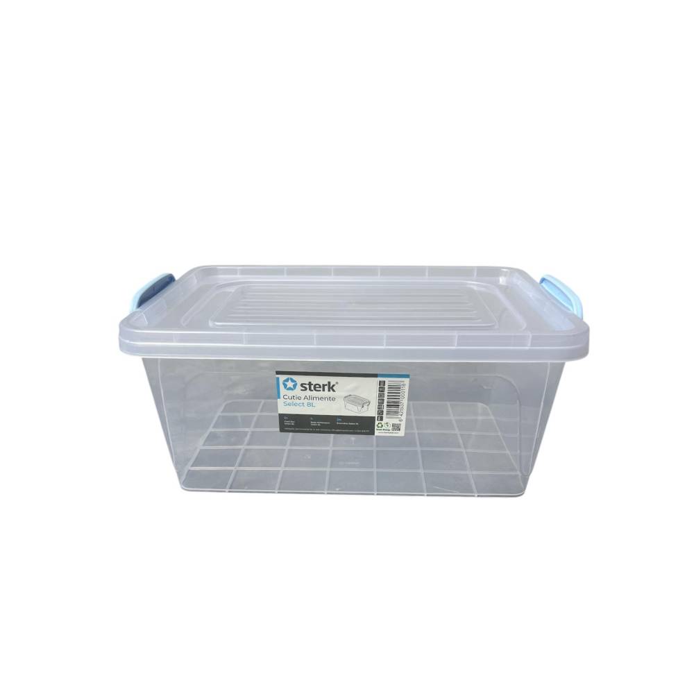 Caserola / Cutie alimente cu maner si capac 8 L