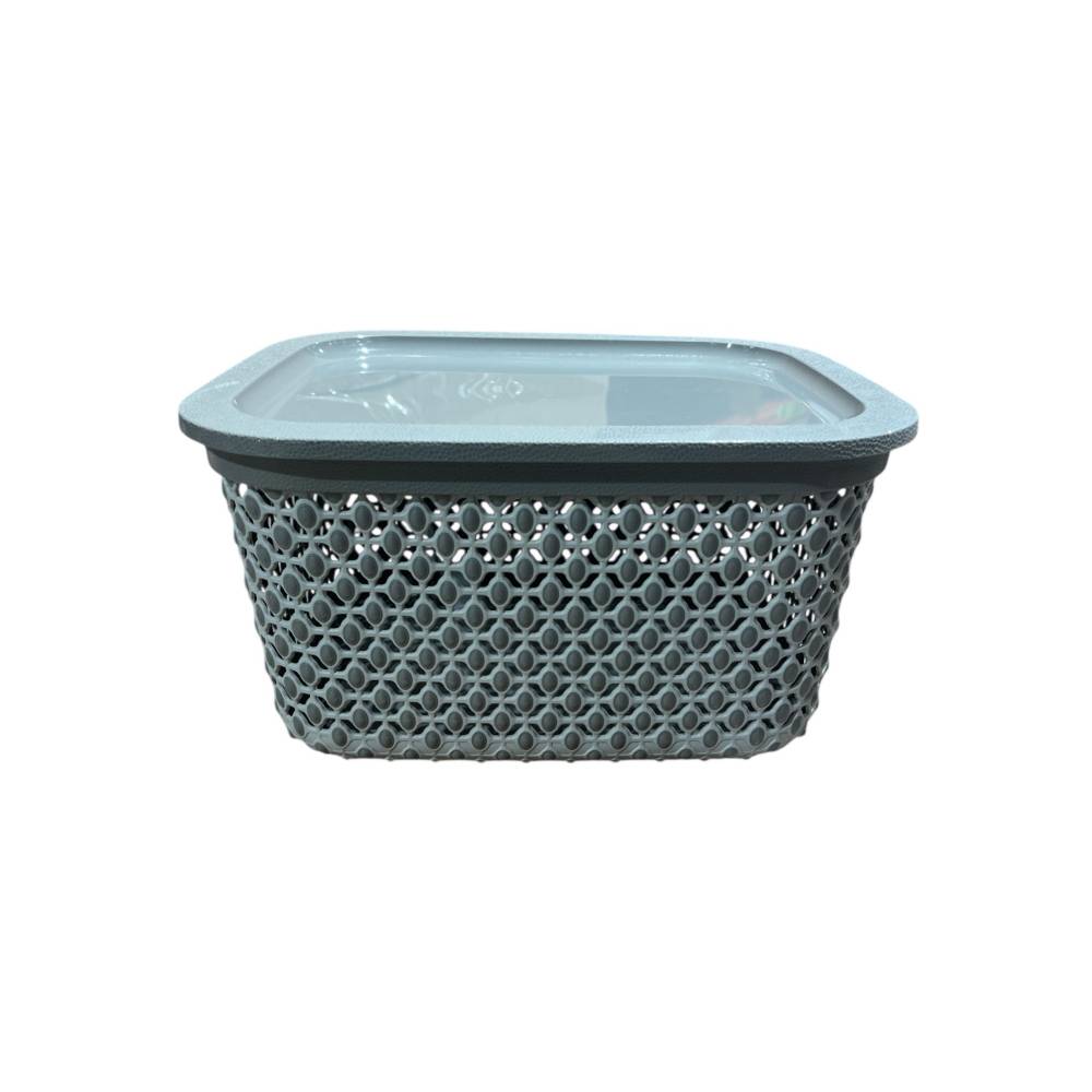 Cos cu capac 15L Artizan, Gri