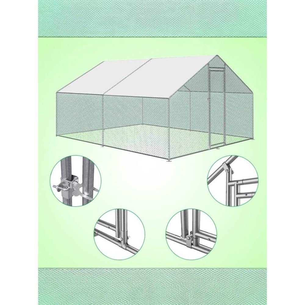 Cotet, tarc pentru gaini 3x3x2m