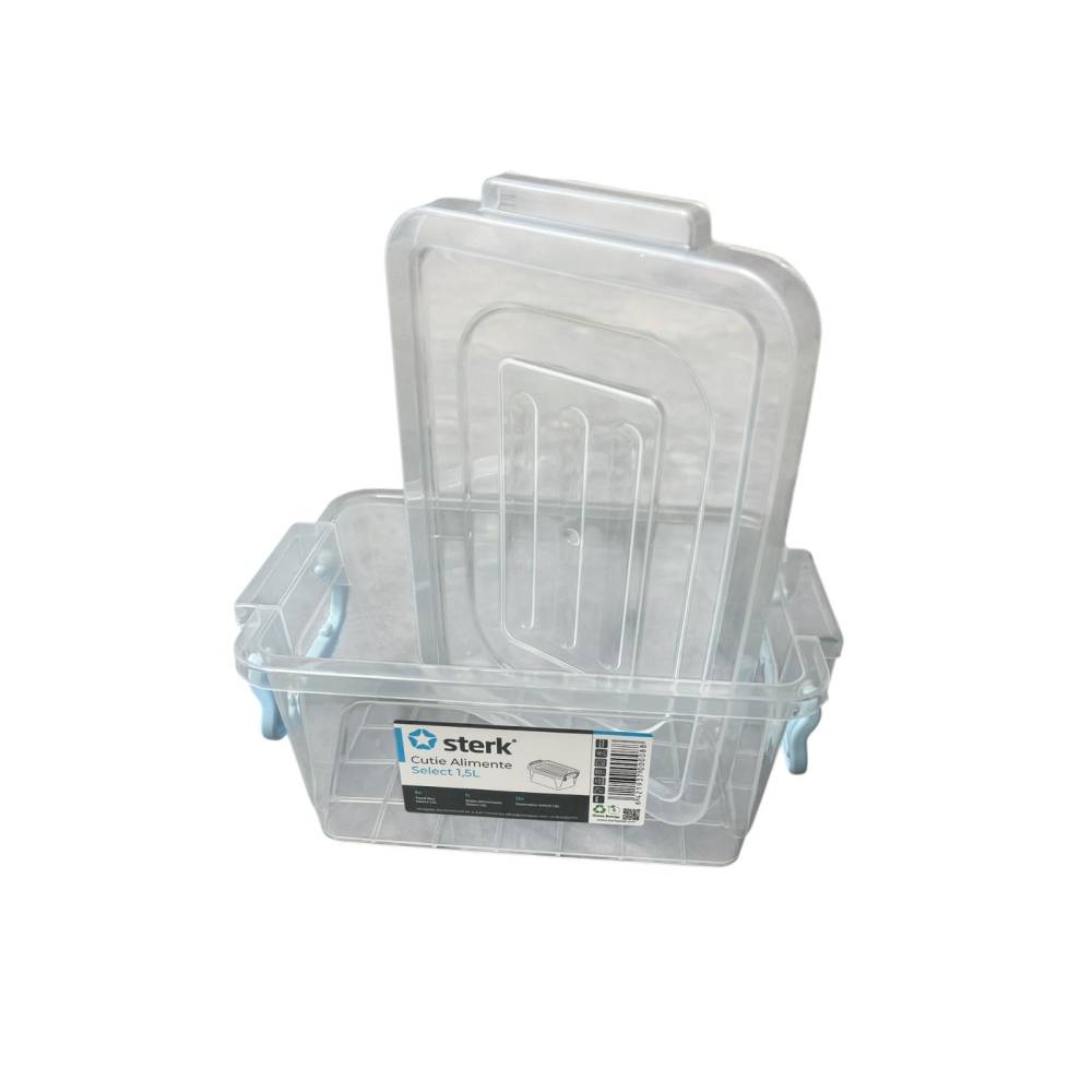 Caserola / Cutie alimente cu maner si capac 1.5 L