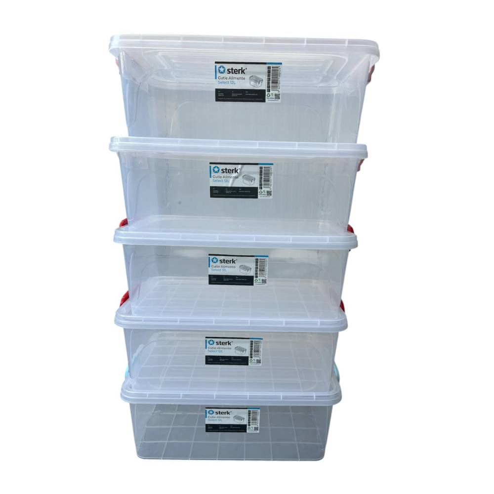 Set 5 cutii alimente 12L + 5 cutii alimente 20L