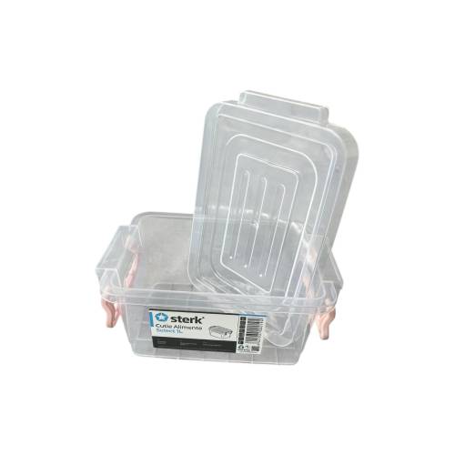 Caserola / Cutie alimente cu maner si capac 1 L Caserola / Cutie alimente cu maner si capac 1 L