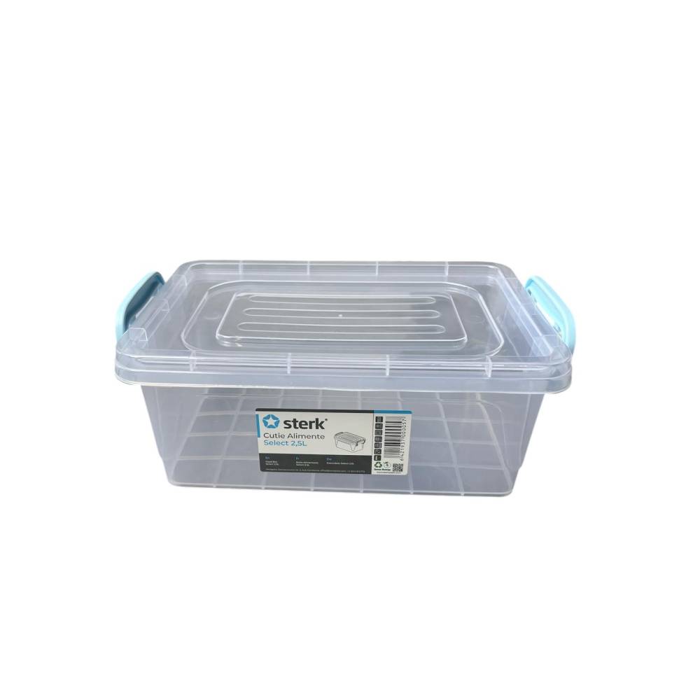 Caserola / Cutie alimente cu maner si capac 2.5 L
