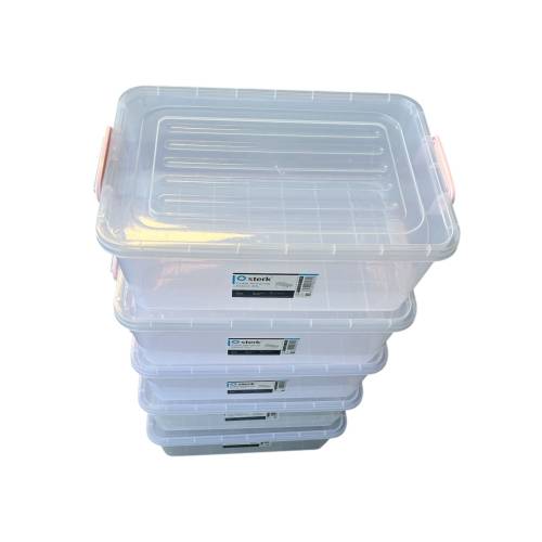 Caserola / Cutie alimente cu maner si capac 20 L, set 5 buc