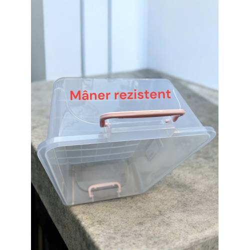 Caserola / Cutie alimente cu maner si capac 12 L Caserola / Cutie alimente cu maner si capac 12 L