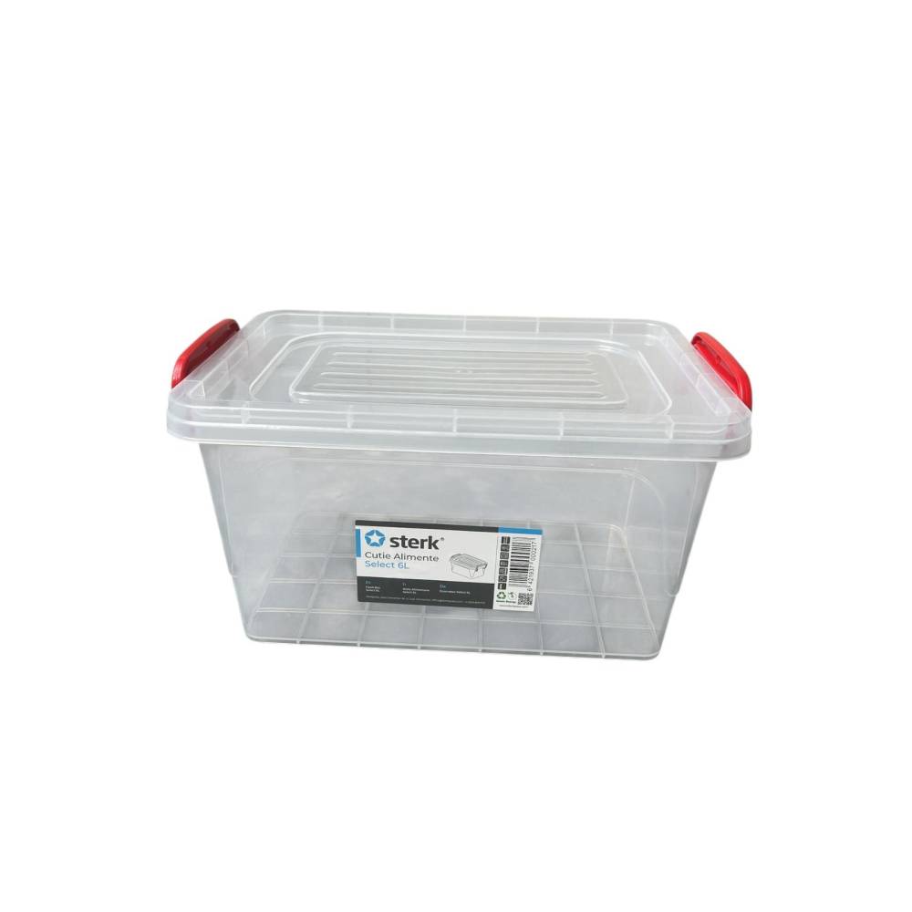 Caserola / Cutie alimente cu maner si capac 6 L