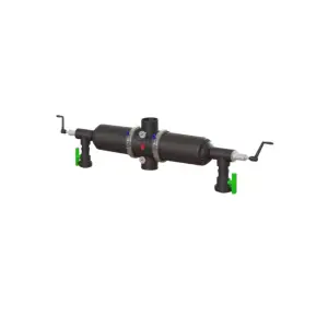 Filtru semi-automat dublu cu sita 3 inch filet exterior, industrial