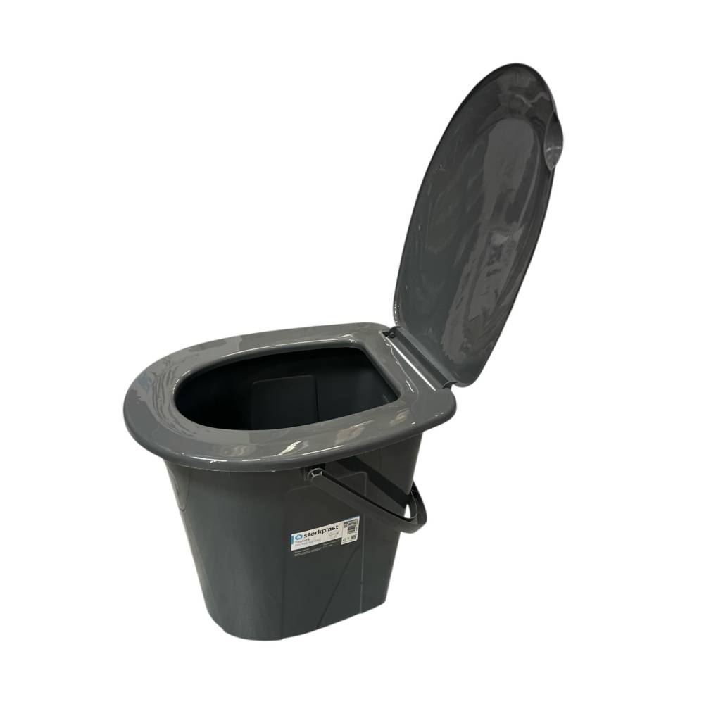 Galeata WC cu capac plastic, 24 L