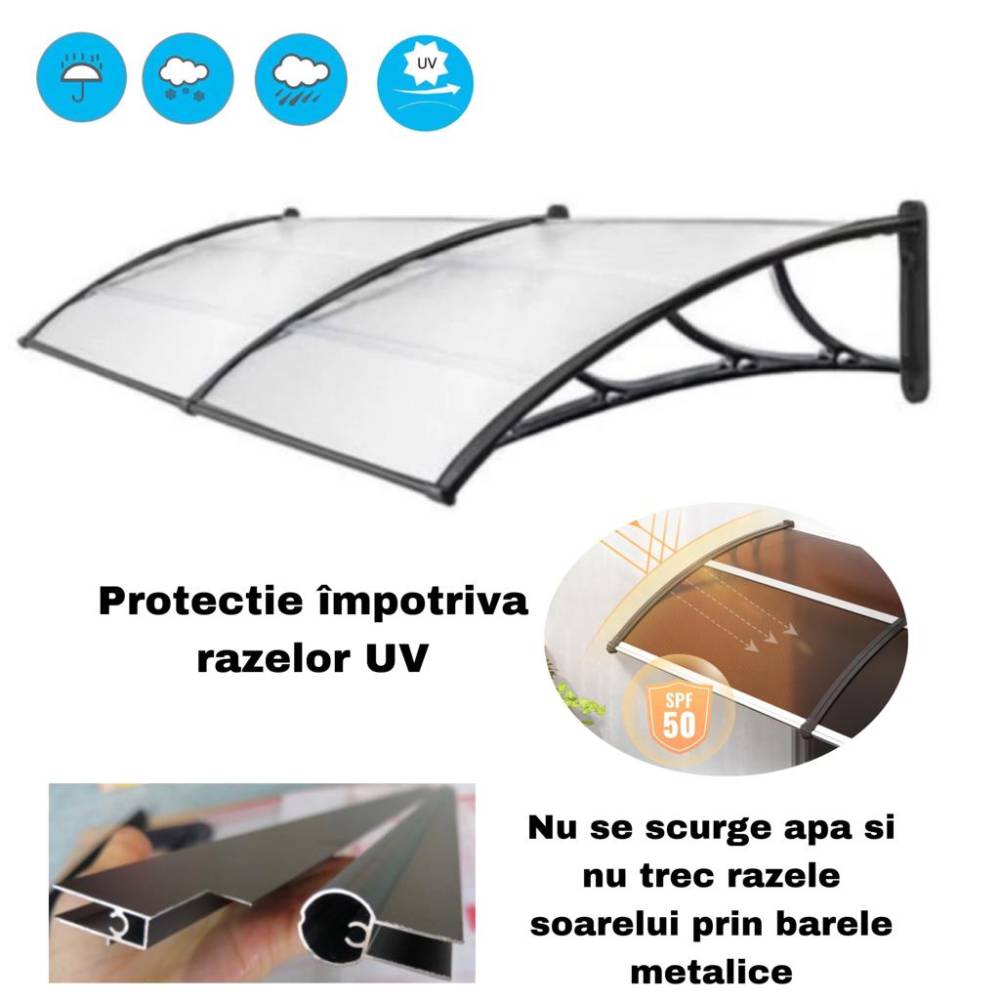 Copertina / Marchiza din policarbonat 120x240 cm