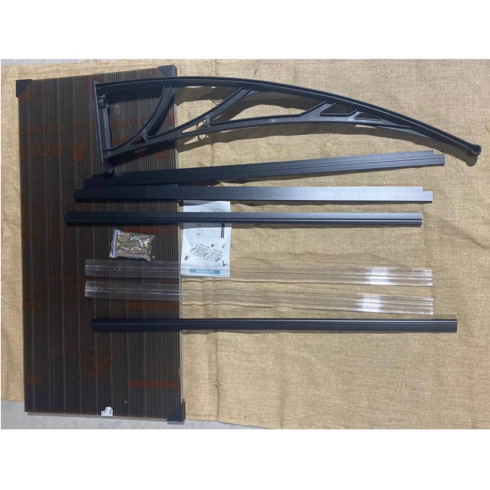 Copertina / Marchiza din policarbonat fumuriu 120x240 cm