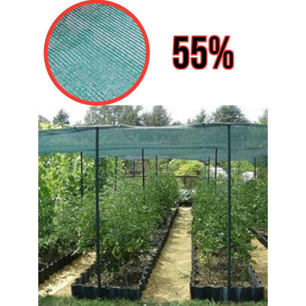 Plasa de umbrire, latime: 1.5m, lungime: 100m, grad de umbrire 55% Plasa de umbrire, latime: 1.5m, lungime: 100m, grad de umbrire 55%