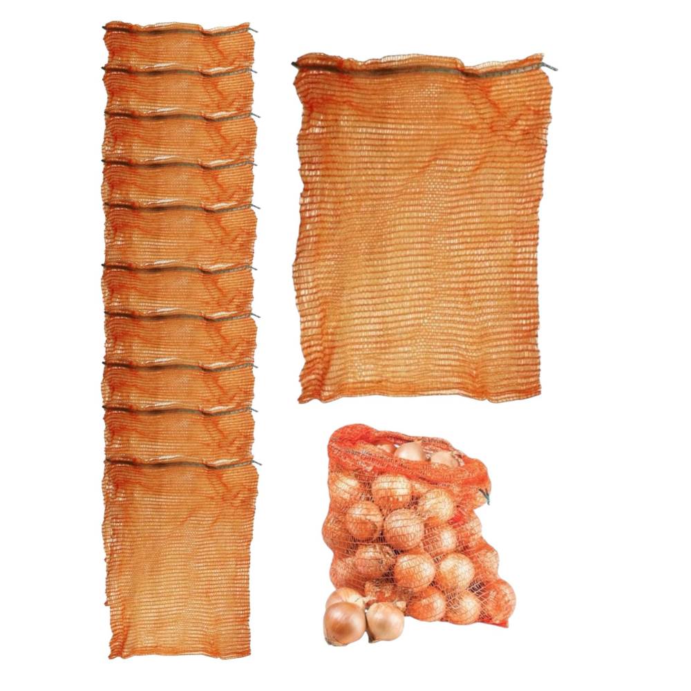 Saci Raschel Portocaliu 40kg, 50x80cm,100 buc/set