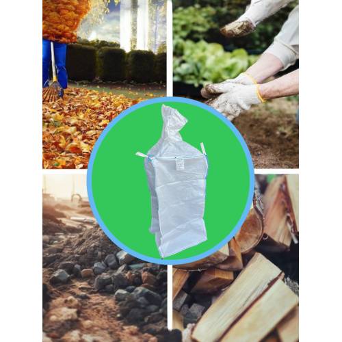 Saci Big Bags 90 x 90 x 95 cm, Alb, 500 kg Saci Big Bags 90 x 90 x 95 cm, Alb, 500 kg