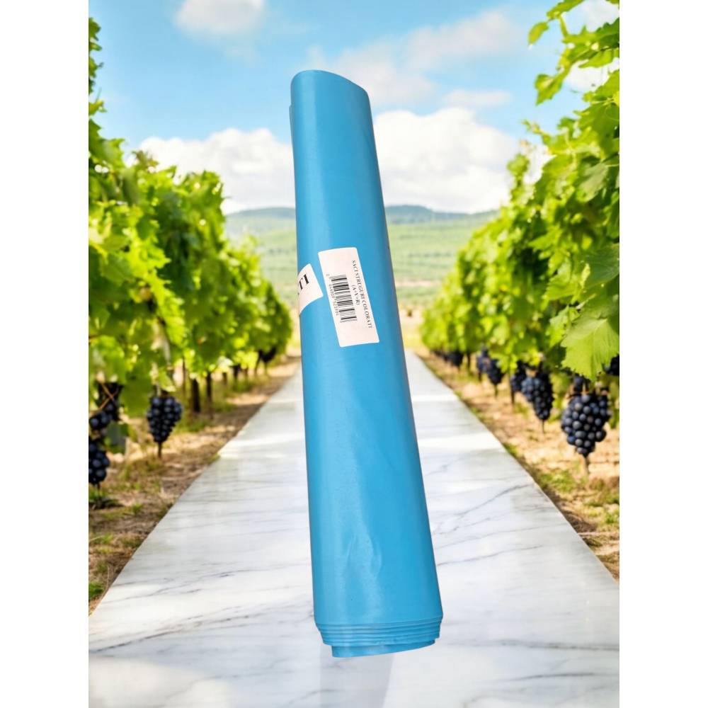 Saci struguri plastic 53x93 Albastri, 25 buc/set