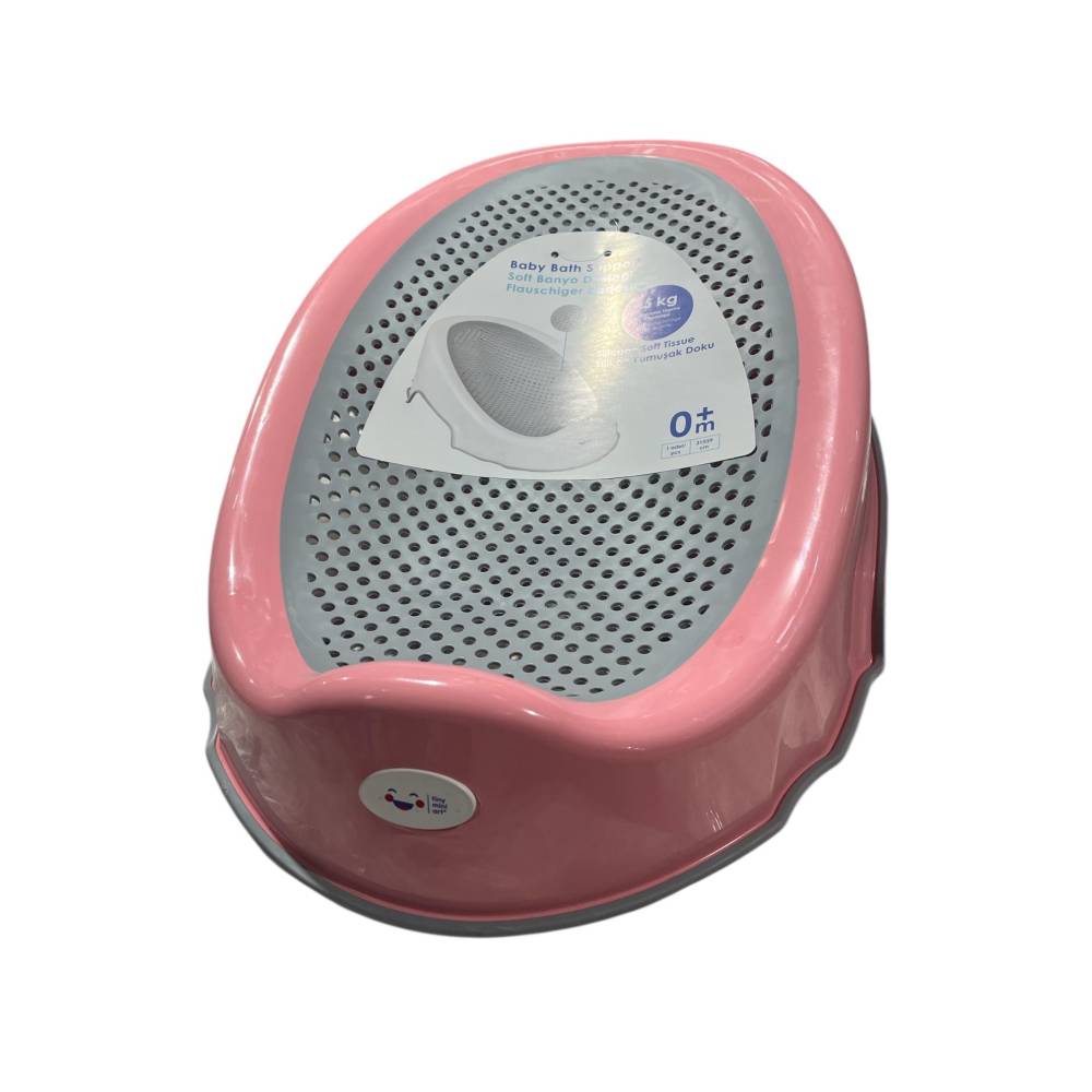 Suport bebelusi din silicon pentru cada, Roz