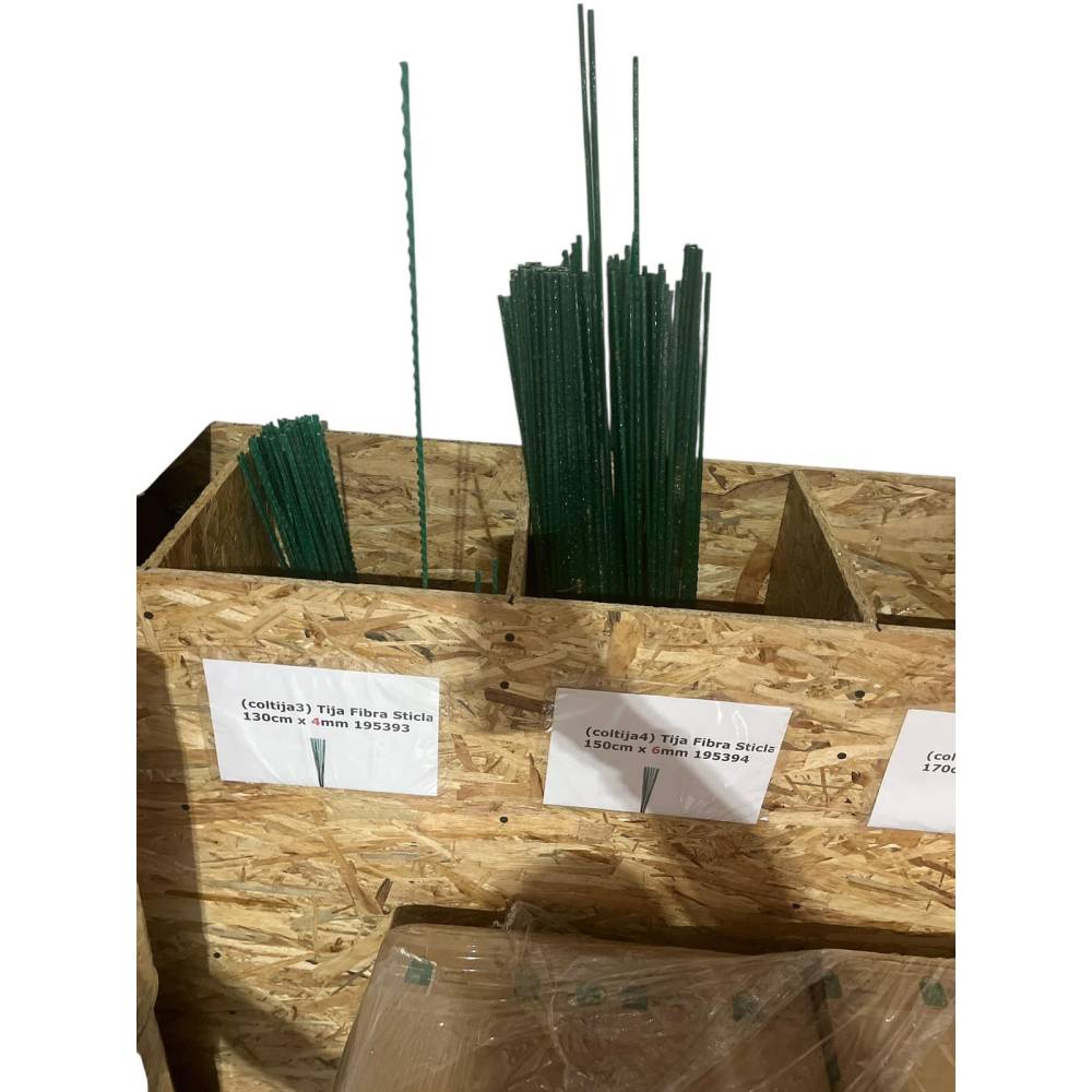 Tija din fibra de sticla 1m x 6mm