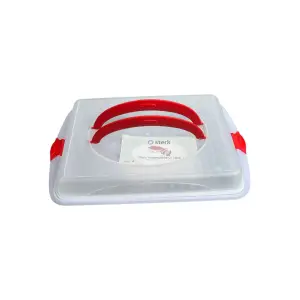 Cutie prajituri/tort cu capac si maner 45 x 30 x 9.5 cm