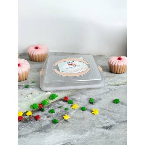 Cutie prajituri/tort cu capac si maner 45 x 30 x 9.5 cm Cutie prajituri/tort cu capac si maner 45 x 30 x 9.5 cm