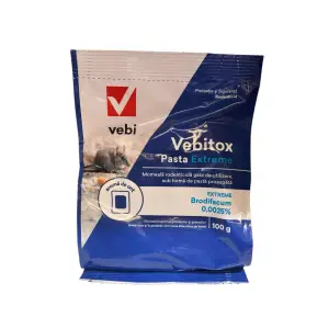 Pasta, raticid pentru soareci Vebitox Extreme 100g