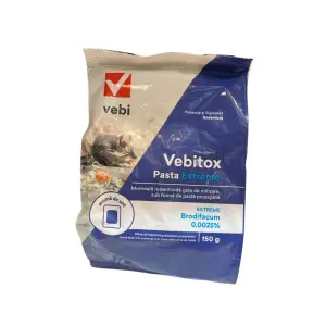 Pasta, raticid pentru soareci Vebitox Extreme 150g