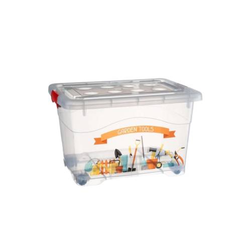 Cutie depozitare cu roti 50L si Cutie depozitare cu roti 75L