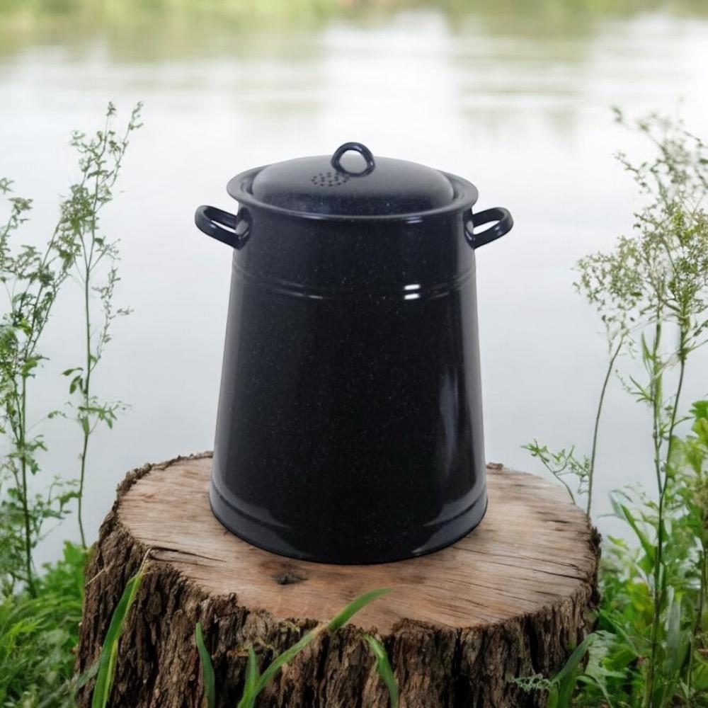 Pachet Garnita emailata 20 L + bidon untura 10 L Pachet Garnita emailata 20 L + bidon untura 10 L