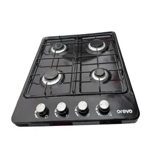 Aragaz cu 4 ochiuri (gaze naturale), negru, fara cuptor