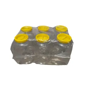 Borcane plastic 5 litri muraturi (borcane pet), set 6 bucati