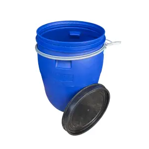 Butoi plastic cu cerc metalic 180 L 