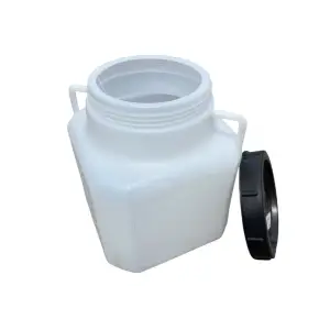 Butoi (bidon) plastic 10 L, patrat cu capac