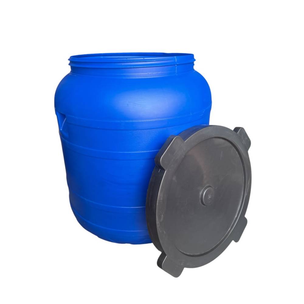 Butoi plastic cu capac 150 L cu filet Butoi plastic cu capac 150 L cu filet