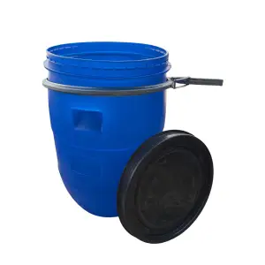 Butoi cu cerc metalic 60 L, plastic