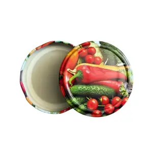 Capac borcan, 63mm, model legume