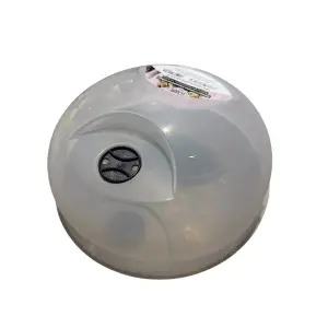 Capac plastic cuptor cu microunde 25 cm transparent