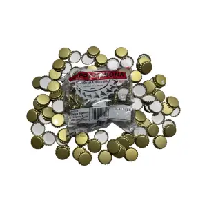 Capace bere metalice, 26mm, 100 buc (capse)