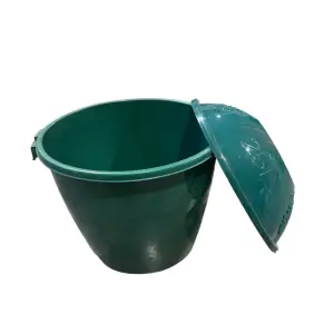 Cos damigeana 25L, plastic verde