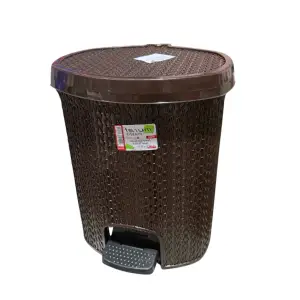 Cos gunoi 10 litri (pubela) impletit, maro