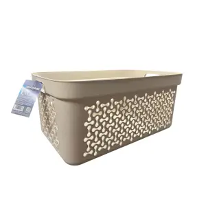 Cos de rufe Evo, plastic, bej, 30 litri