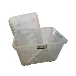 Cutie depozitare cu roti, 27L, Tidy