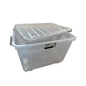 Cutie depozitare cu roti, 44L, Tidy