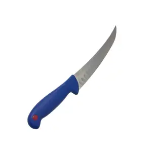 Cutit dezosat si feliat cu lama curbata, 23 cm, cu alveole